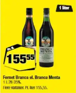 Calle Fernet Branca el. Branca Menta tilbud