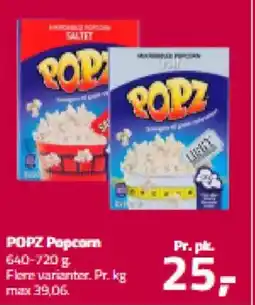 Fleggaard POPZ Popcorn tilbud
