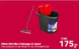 Fleggaard Vileda Ultra Max Fladmoppe el. Spand tilbud