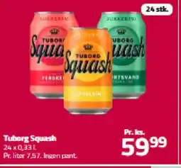 Fleggaard Tuborg Squash tilbud