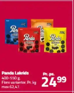 Fleggaard Panda Lakrids tilbud
