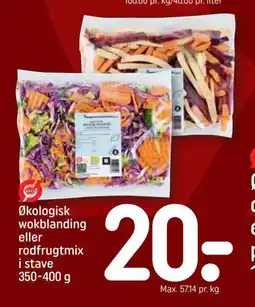 REMA 1000 Økologisk wokblanding eller rodfrugtmix i stave tilbud