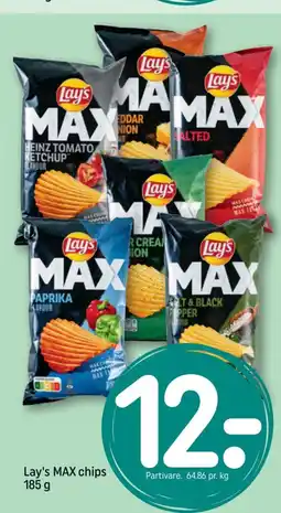 REMA 1000 Lay's MAX chips tilbud