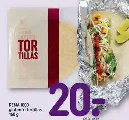REMA 1000 REMA 1000 glutenfri tortillas tilbud