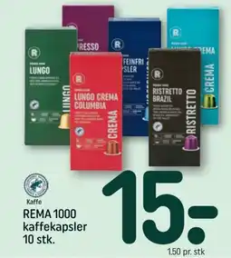 REMA 1000 REMA 1000 kaffekapsler tilbud