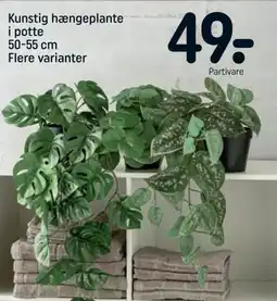 REMA 1000 Kunstig hængeplante i potte Flere varianter tilbud