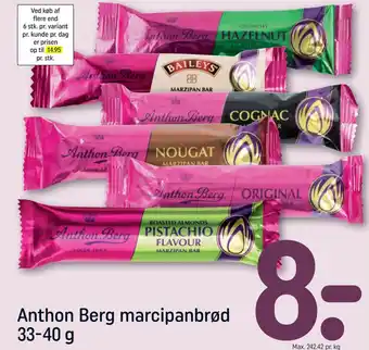 REMA 1000 Anthon Berg marcipanbrød tilbud