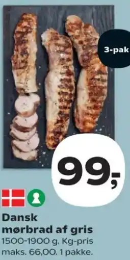 SuperBrugsen Dansk mørbrad af gris tilbud