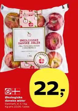 SuperBrugsen Økologiske danske æbler tilbud