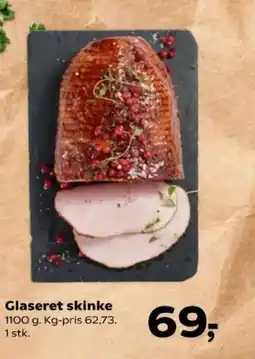 SuperBrugsen Glaseret skinke . tilbud