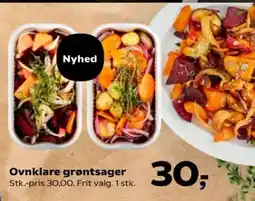 SuperBrugsen Ovnklare grøntsager tilbud