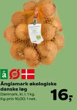 SuperBrugsen Änglamark økologiske danske løg tilbud