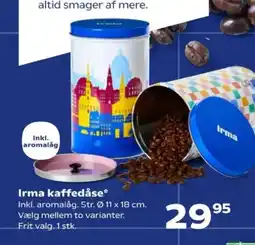 SuperBrugsen Irma kaffedåse tilbud
