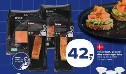 SuperBrugsen Irma røget, gravad eller varmrøget laks tilbud