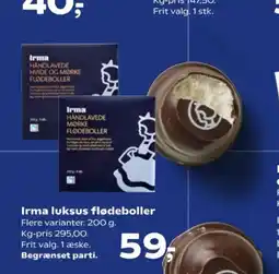 SuperBrugsen Irma luksus flødeboller tilbud