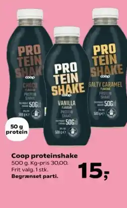 SuperBrugsen Coop proteinshake tilbud