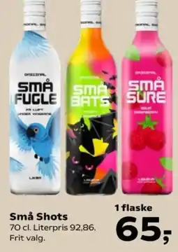 SuperBrugsen Små Shots tilbud