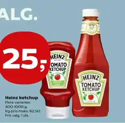 SuperBrugsen Heinz ketchup tilbud