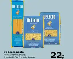 SuperBrugsen De Cecco pasta tilbud
