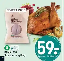 REMA 1000 BEMÆRK 1600 G tilbud
