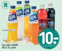 REMA 1000 Fun eller SCOOP 50 cl. Ex. pant tilbud