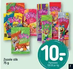 REMA 1000 Zozole slik 75 g tilbud
