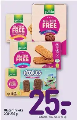 REMA 1000 Glutenfri kiks 200-230 g tilbud