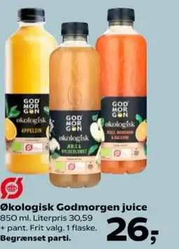 SuperBrugsen Økologisk Godmorgen juice tilbud