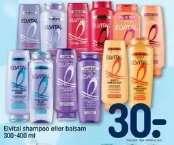 REMA 1000 Elvital shampoo eller balsam 300-400 ml tilbud