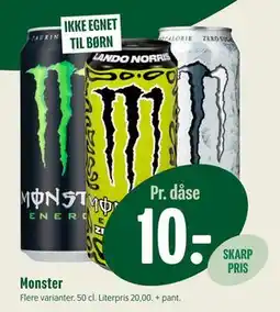Min Købmand Monster tilbud