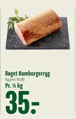 Min Købmand Røget Hamburgerryg tilbud