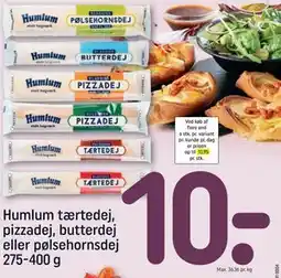 REMA 1000 Humlum tærtedej, pizzadej, butterdej eller pølsehornsdej 275-400 g tilbud