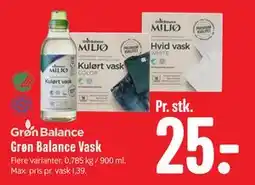 Min Købmand Grøn Balance Vask tilbud