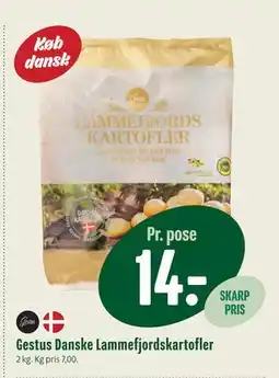 Min Købmand Gestus Danske Lammefjordskartofler tilbud