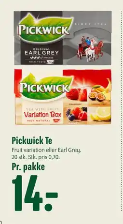 Min Købmand Pickwick Te tilbud