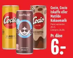 Min Købmand Cocio, Cocio Iskaffe eller Matilde Kakaomælk tilbud