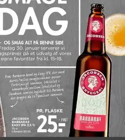 MENY JACOBSEN BARBARAS EASY IPA 3,5 % tilbud