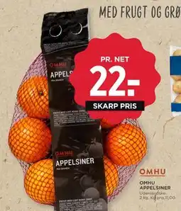 MENY OMHU APPELSINER tilbud