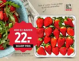 MENY GESTUS JORDBÆR tilbud