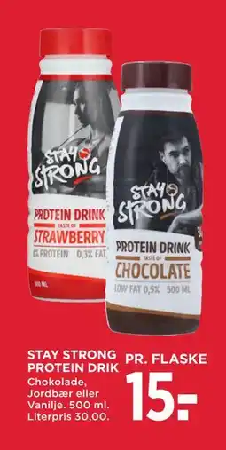MENY STAY STRONG PROTEIN DRIK tilbud