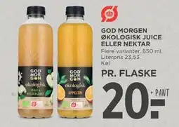 MENY GOD MORGEN ØKOLOGISK JUICE ELLER NEKTAR tilbud