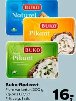 SuperBrugsen Buko flødeost tilbud