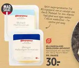 MENY ØLLINGEGAARD ØKOLOGISK SKIVEOST tilbud