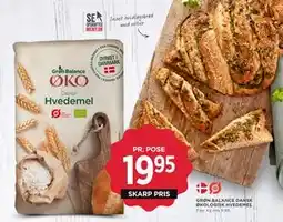 MENY GRØN BALANCE DANSK ØKOLOGISK HVEDEMEL tilbud