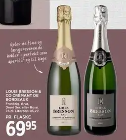 MENY LOUIS BRESSON & CO CRÉMANT DE BORDEAUX tilbud