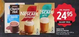 MENY NESCAFÉ SPECIALITETER tilbud