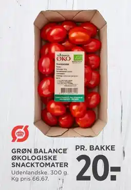 MENY GRØN BALANCE ØKOLOGISKE SNACKTOMATER tilbud