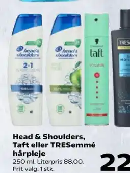 SuperBrugsen Head & Shoulders, Taft eller TRESemmé hårpleje tilbud