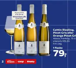 SuperBrugsen Cattin Riesling, Pinot Gris eller Orange Pinot Gris tilbud