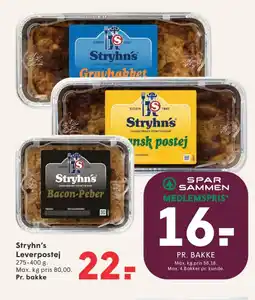 SPAR Stryhn's Leverpostej tilbud